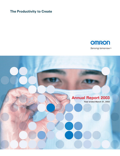 Thumbnail Omron Annual Report 2003