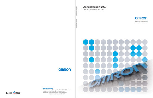 Thumbnail Omron Annual Report 2007