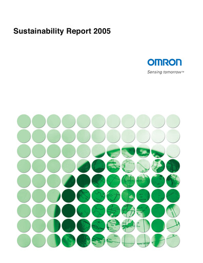 Thumbnail Omron Sustainability Report 2005