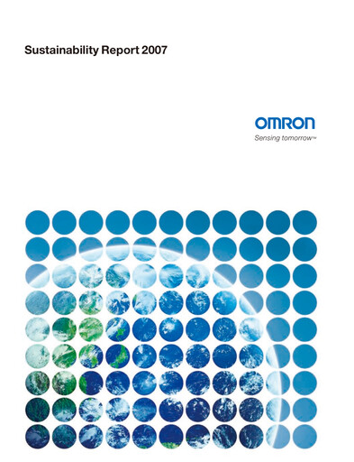 Thumbnail Omron Sustainability Report 2007