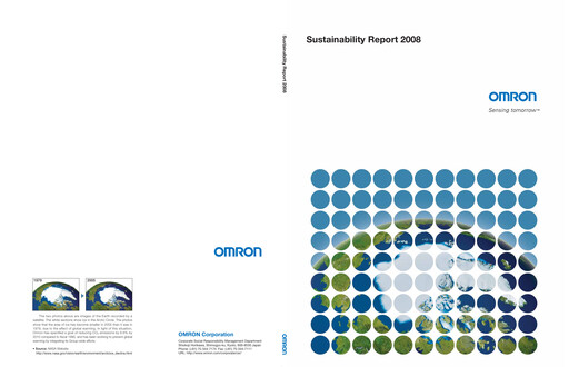 Thumbnail Omron Sustainability Report 2008