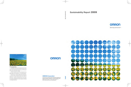 Thumbnail Omron Sustainability Report 2009