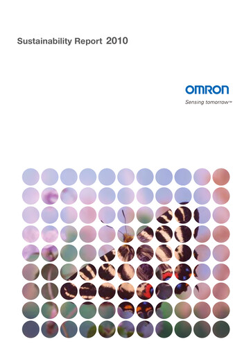 Thumbnail Omron Sustainability Report 2010