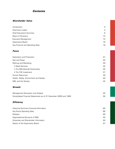 Vorschaubild MOL Group Jahresbericht 2000