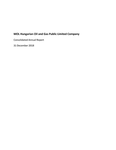 Thumbnail MOL Group Financial Statement 2018