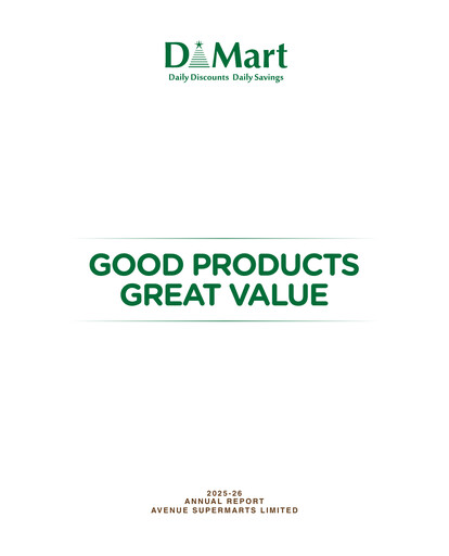 Thumbnail DMart Annual Report 2025-2026