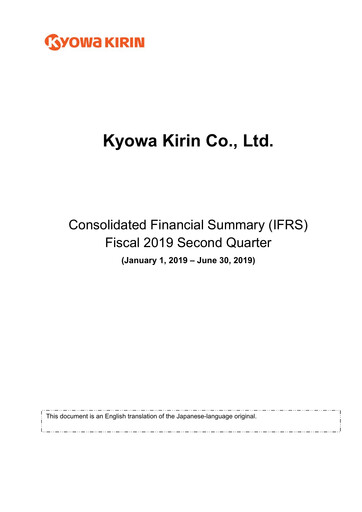 Thumbnail kyowa Kirin Half-year Report 2019-h1