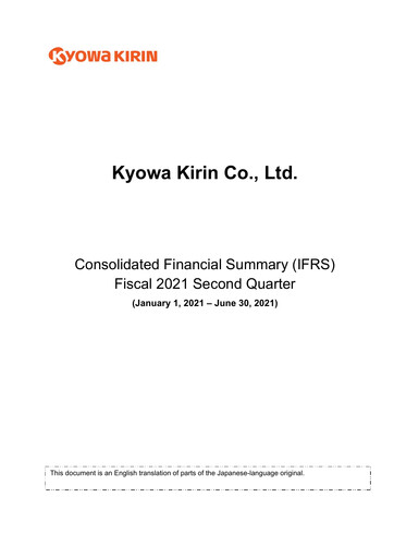 Thumbnail kyowa Kirin Half-year Report 2021-h1