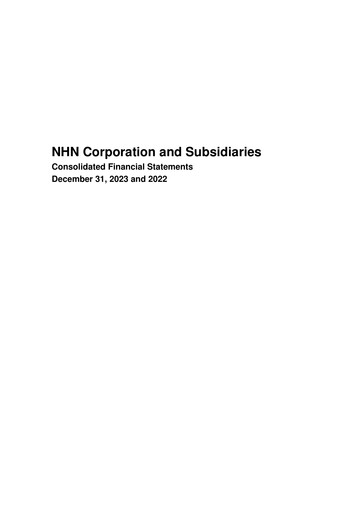 Thumbnail NHN Corp Financial Statement 2022-2023