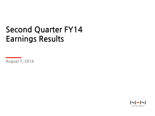 Thumbnail NHN Corp Quarterly Report 2014-q2