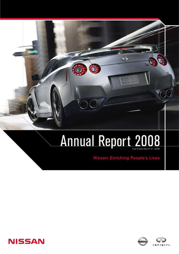 Thumbnail Nissan Annual Report 2008