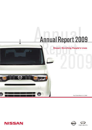 Thumbnail Nissan Annual Report 2009