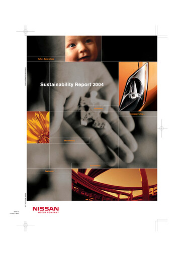 Thumbnail Nissan Sustainability Report 2004
