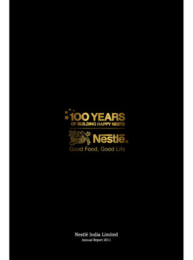 Thumbnail Nestlé India Annual Report 2011