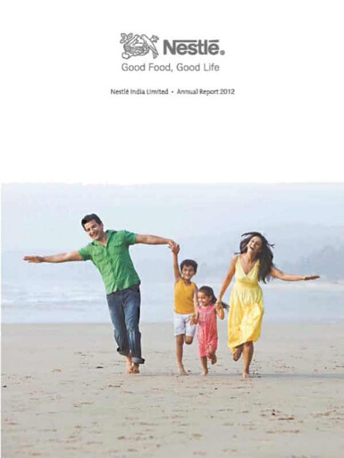 Thumbnail Nestlé India Annual Report 2012