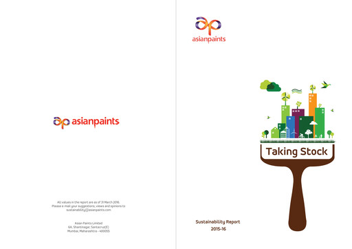 Thumbnail Asian Paints
 Sustainability Report 2015-2016