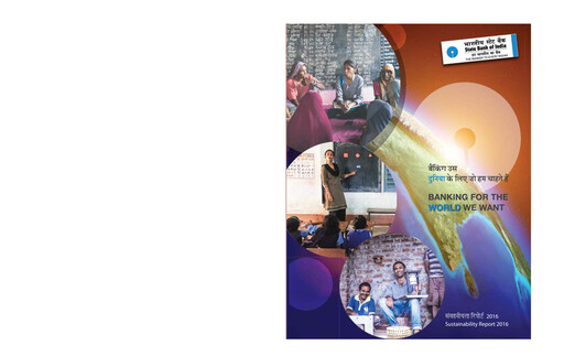 Thumbnail State Bank of India
 Sustainability Report 2015-2016