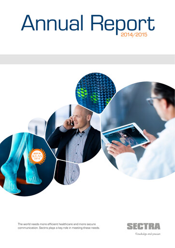 Thumbnail Sectra AB Annual Report 2014-2015