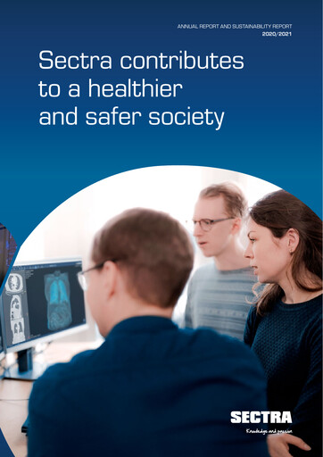 Thumbnail Sectra AB Annual Report 2020-2021