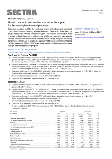 Thumbnail Sectra AB Financial Report 2022-2023