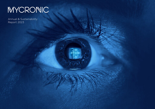 Thumbnail Mycronic Sustainability Report 2023
