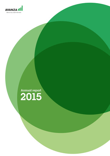 Thumbnail Avanza Bank Annual Report 2015