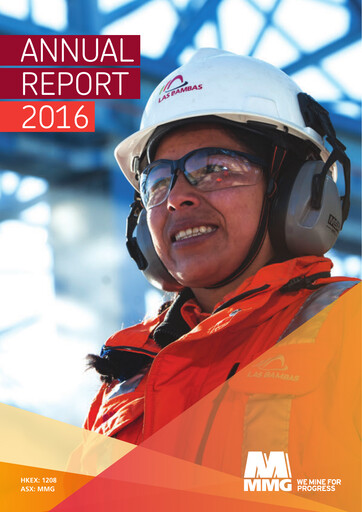 Thumbnail MMG Limited Annual Report 2016