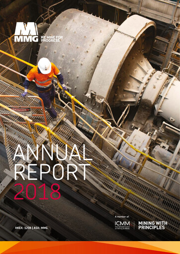 Thumbnail MMG Limited Annual Report 2018