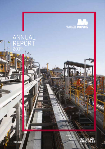Thumbnail MMG Limited Annual Report 2019