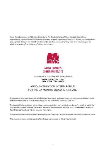 Thumbnail MMG Limited Half-year Report 2017-h1