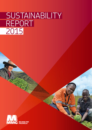 Thumbnail MMG Limited Sustainability Report 2015