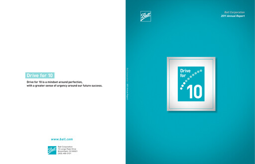 Thumbnail Ball Corporation
 Annual Report 2011