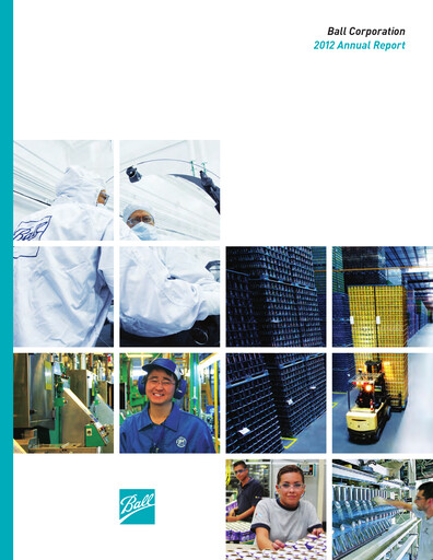 Thumbnail Ball Corporation
 Annual Report 2012