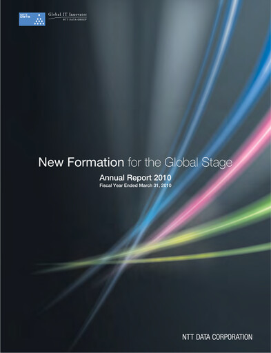 Thumbnail NTT Data
 Annual Report 2010