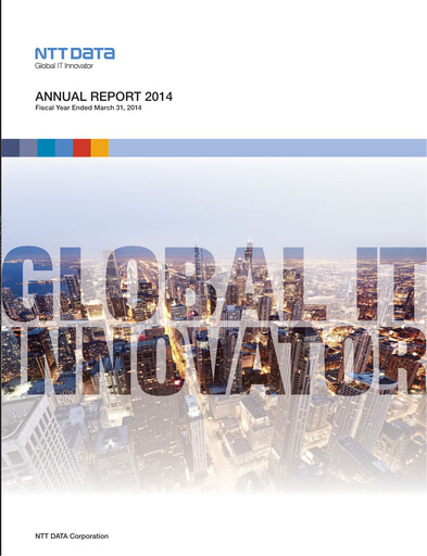 Thumbnail NTT Data
 Annual Report 2014