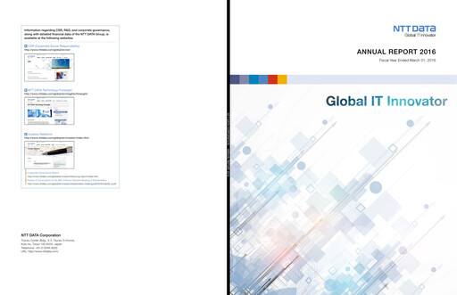 Thumbnail NTT Data
 Annual Report 2016