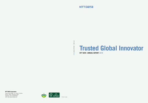 Thumbnail NTT Data
 Annual Report 2019