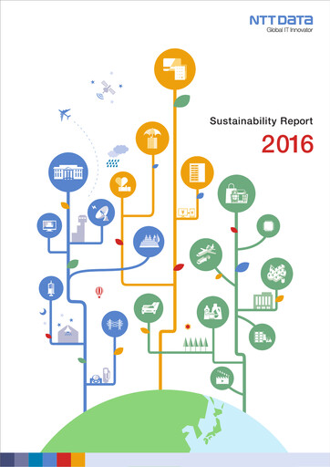 Thumbnail NTT Data
 Sustainability Report 2016