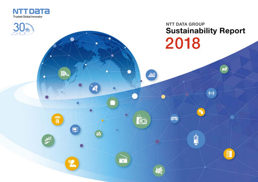 Thumbnail NTT Data
 Sustainability Report 2018