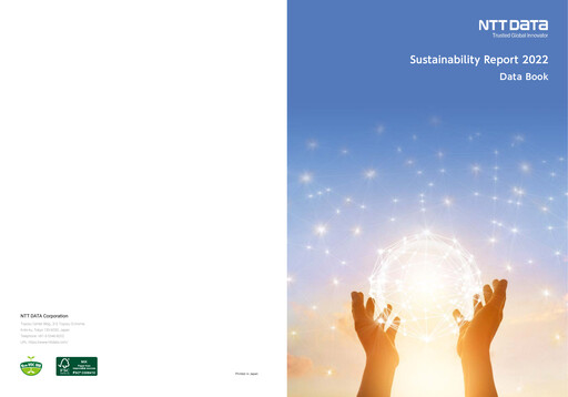 Thumbnail NTT Data
 Sustainability Report 2022