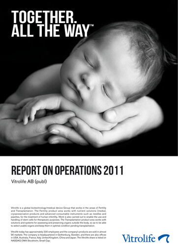 Thumbnail Vitrolife AB Quarterly Report 2011-q4