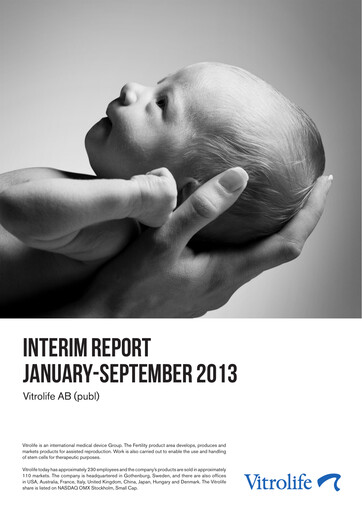 Thumbnail Vitrolife AB Quarterly Report 2013-q3