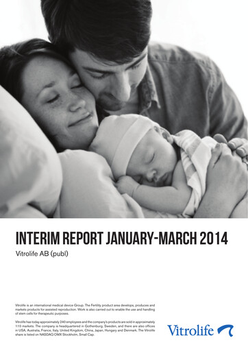 Thumbnail Vitrolife AB Quarterly Report 2014-q1