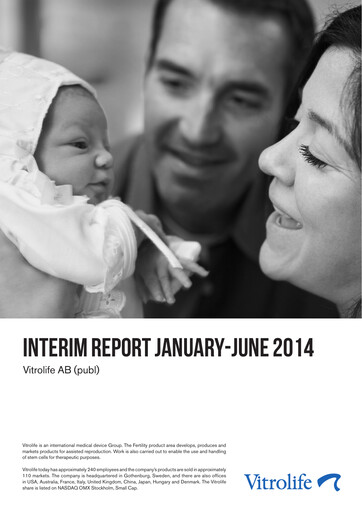 Thumbnail Vitrolife AB Quarterly Report 2014-q2