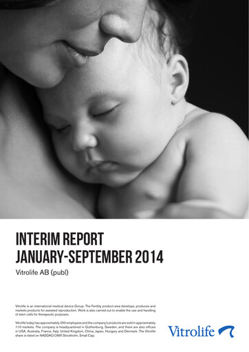 Thumbnail Vitrolife AB Quarterly Report 2014-q3