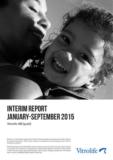 Thumbnail Vitrolife AB Quarterly Report 2015-q3