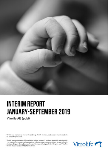 Thumbnail Vitrolife AB Quarterly Report 2019-q3