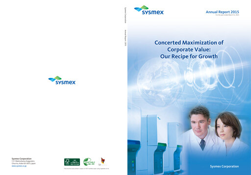 Thumbnail Sysmex Annual Report fy2014