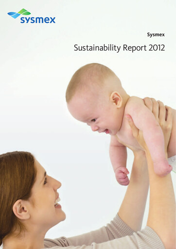 Thumbnail Sysmex Sustainability Report 2012