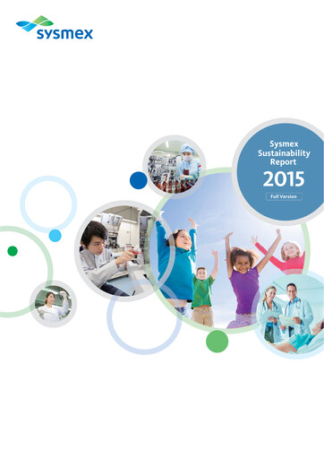 Thumbnail Sysmex Sustainability Report 2015